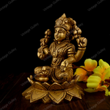 Brass Kamal Laxmi Idol