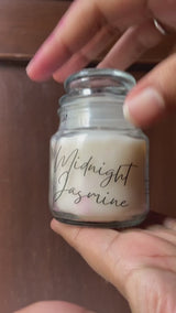 Midnight Jasmine Scented Vegan Soy Wax Candle - 3 Oz
