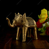 Brass Dhokra Medium Elephant