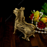 Brass Dhokra Sitting Lion
