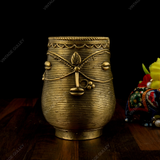 Brass Dhokra 3 Faced Penstand