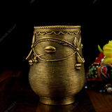 Brass Dhokra 3 Faced Penstand