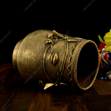 Brass Dhokra 3 Faced Penstand