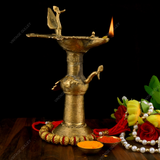 Brass Dhokra Lamp