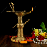 Brass Dhokra Lamp