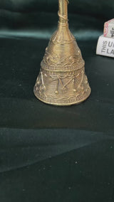 Brass Dhokra Puja Hand Bell I Pooja Bell I Temple I Home Decor I Interior Decoration - Puja Article