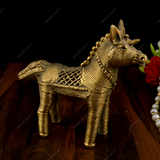 Brass Dhokra Medium Horse