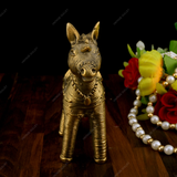Brass Dhokra Medium Horse
