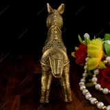 Brass Dhokra Medium Horse