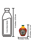 Warli Hand-Painted Terracotta Pot - Red