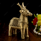 Brass Dhokra Medium Deer
