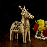 Brass Dhokra Medium Deer