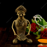 Brass Dhokra Pagdi Musician - Drum