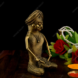Brass Dhokra Pagdi Musician - Drum