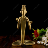 Brass Dhokra 'Flute Musician'