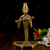 Brass Dhokra 'Flute Musician'