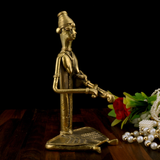 Brass Dhokra 'Tanpura Musician'