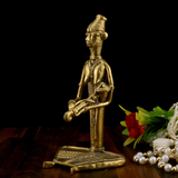 Brass Dhokra 'Tanpura Musician'