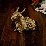 Brass Dhokra Medium Bull