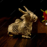 Brass Dhokra Medium Bull