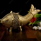 Brass Dhokra Medium Fish