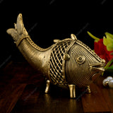 Brass Dhokra Medium Fish