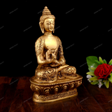 Brass Lord Buddha - Abhaya Mudra