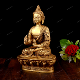 Brass Lord Buddha - Abhaya Mudra