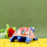 Metal Meenakari Tortoise Agarbatti Stand Tortoise for Pooja