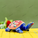Metal Meenakari Tortoise Agarbatti Stand Tortoise for Pooja