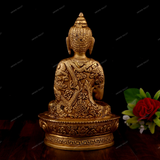 BRASS LORD BUDDHA - Dharamachakra MUDRA