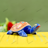Metal Meenakari Tortoise Agarbatti Stand Tortoise for Pooja