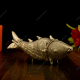 Brass Dhokra Miniature Fish Showpiece