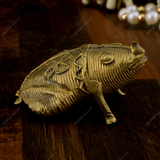 Brass Dhokra Frog