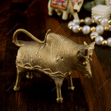 Brass Dhokra Miniature Bull Showpiece