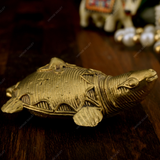 Brass Dhokra Tortoise