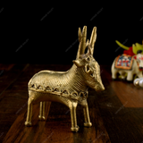 Brass Dhokra Deer Small