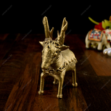 Brass Dhokra Deer Small