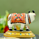 Hand-Enamelled in Metal Meenakari Cow