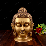 Brass Lord Buddha Head