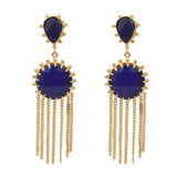 Semi-Precious Stone Ethnic Earrings for Women and Girl - Vintage Gulley