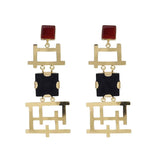 Semi-Precious Stone Ethnic Earrings for Women and Girl - Vintage Gulley