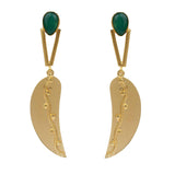 Semi-Precious Stone Ethnic Earrings for Women and Girl - Vintage Gulley