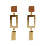 Semi-Precious Stone Ethnic Earrings for Women and Girl - Vintage Gulley