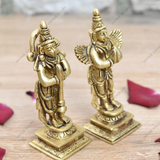 Brass Garuda and Hanuman Idol