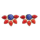 Semi-Precious Stone Ethnic Earrings for Women and Girl - Vintage Gulley