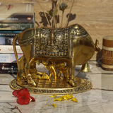 Metal Cow with Calf - Large