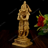 Brass Hanuman for Pooja and Home Decorative - 4 INCHES