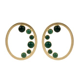 Semi-Precious Stone Ethnic Earrings for Women and Girl - Vintage Gulley