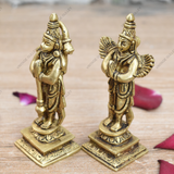 Brass Garuda and Hanuman Idol